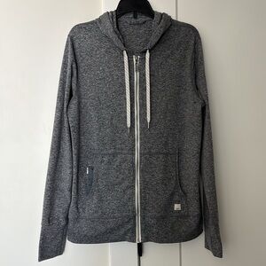 Vuori Halo Performance Hoodie 2.0 Hoodie Jacket Heathered Gray Small Medium